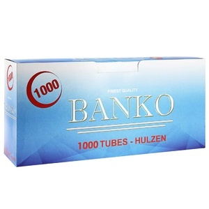 Tubes Banko avec filtres  boites de 1000